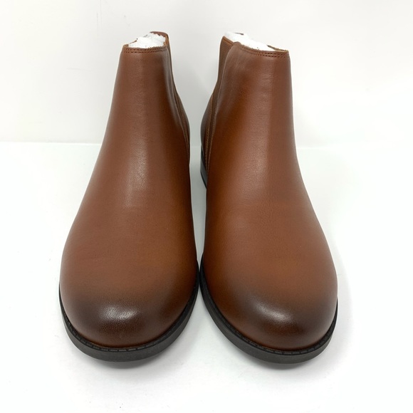 Vionic Womens Brown Leather Pull On Ankle Boots - Picture 2 of 6